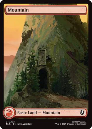 Mountain (0295)  [Foil]  (TLA-295) - [Avatar: The Last Airbender]