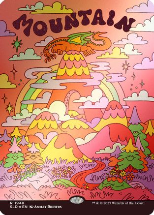 Mountain (1948) (Rainbow Foil)  [Foil]  (SLD-1948) - [Secret Lair Drop Series]