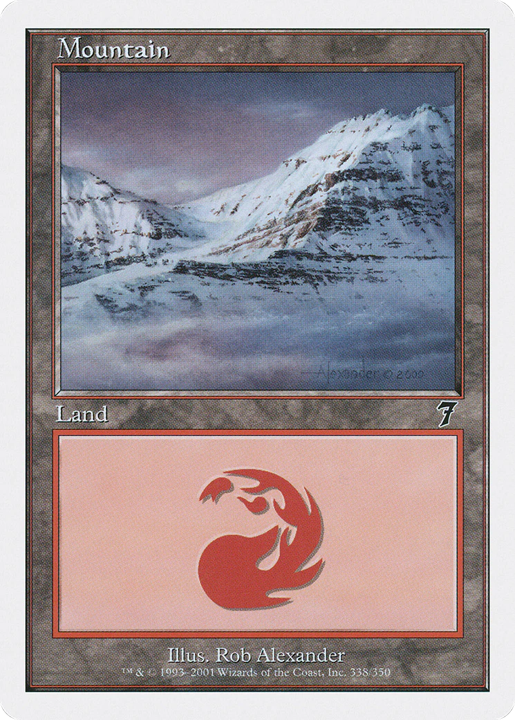 Mountain  (7ED-338) - [Seventh Edition]