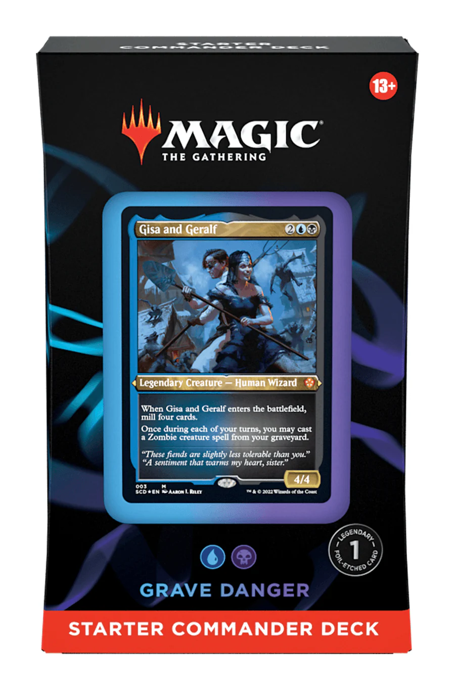 MTG STARTER COMMANDER DECK - Grave Danger (Blue-Black)