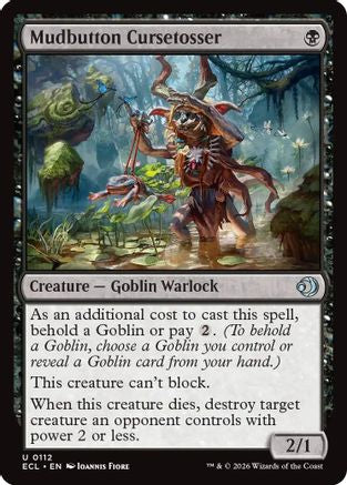 Mudbutton Cursetosser  (ECL-112) - [Lorwyn Eclipsed]