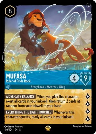 Mufasa - Ruler of Pride Rock (150/204) - [Shimmering Skies] Cold Foil