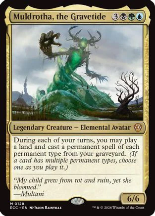 Muldrotha, the Gravetide  (ECC-128) - [Commander: Lorwyn Eclipsed]