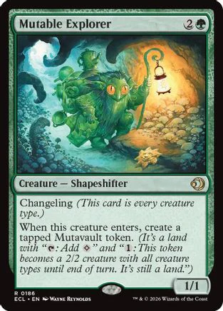 Mutable Explorer  [Foil]  (ECL-186) - [Lorwyn Eclipsed]