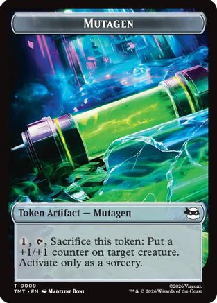 Mutagen // Food Double-Sided Token  (TMT-9 // 8) - [Teenage Mutant Ninja Turtles]