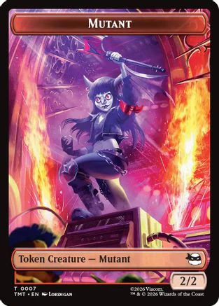 Mutant // Mutagen Double-Sided Token  (TMT-7 // 9) - [Teenage Mutant Ninja Turtles]