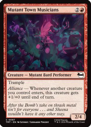 Mutant Town Musicians  (TMT-097) - [Teenage Mutant Ninja Turtles]