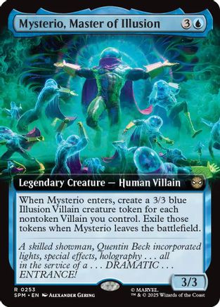 Mysterio, Master of Illusion (Extended Card)  (SPM-253) - [Marvel's Spider-Man]