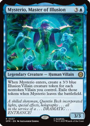 Mysterio, Master of Illusion  [Foil]  (SPM-037) - [Marvel's Spider-Man]