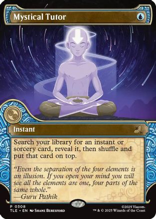 Mystical Tutor (Showcase)  (TLE-308) - [Avatar: The Last Airbender: Eternal-Legal]