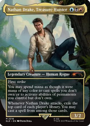 Nathan Drake, Treasure Hunter  (SLD-2216) - [Secret Lair Drop Series]