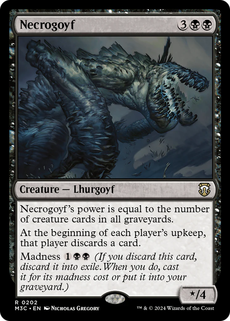 Necrogoyf  [Foil]  (M3C-202) - [Modern Horizons 3 Commander]
