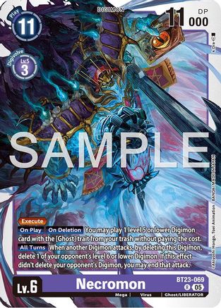 Necromon (BT23-069) - [Hackers' Slumber] Foil