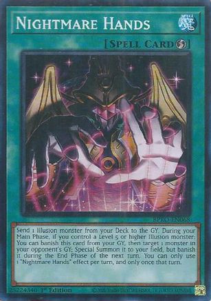 Nightmare Hands [BPRO-EN068] - Burst Protocol 1st Edition - Super Rare
