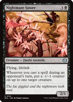 Nightmare Sower  (ECL-114) - [Lorwyn Eclipsed]