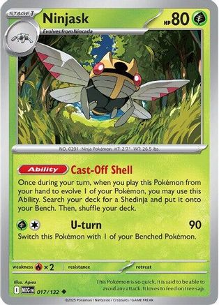 Ninjask - (017/132) [ME01 Mega Evolution]
