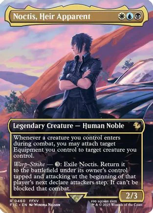 Noctis, Heir Apparent  [Foil]  (FIC-460) - [Commander: FINAL FANTASY]