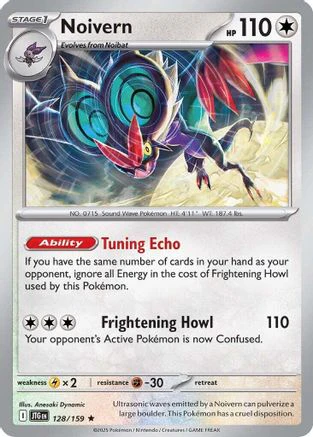 Noivern  - (128/159) Reverse Holofoil [SV09 Journey Together]