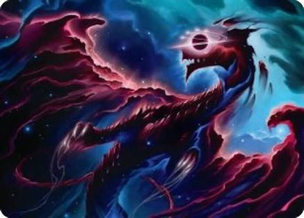 Nova Hellkite Art Card (18/54)  (AAEOE-018) - [Art Series: Edge of Eternities]