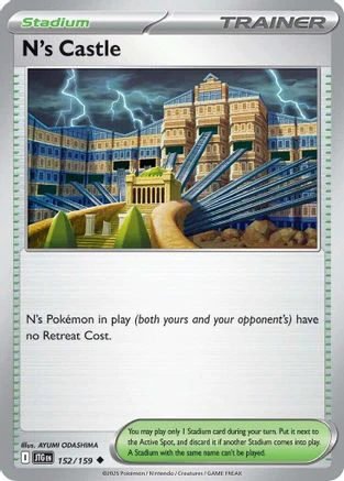 N's Castle  - (152/159) Reverse Holofoil [SV09 Journey Together]
