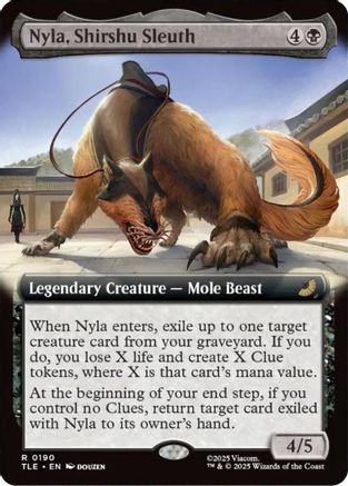 Nyla, Shirshu Sleuth (Extended Art)  (TLE-190) - [Avatar: The Last Airbender: Eternal-Legal]
