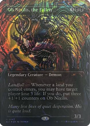Ob Nixilis, the Fallen (Halo Foil)  [Foil]  (SLC-042) - [Secret Lair Countdown Kit]