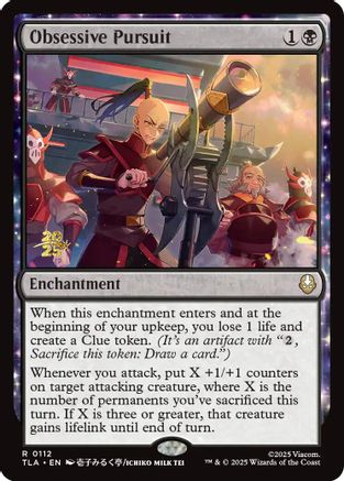Obsessive Pursuit  [Foil]  (PRE-112) - [Prerelease Cards]