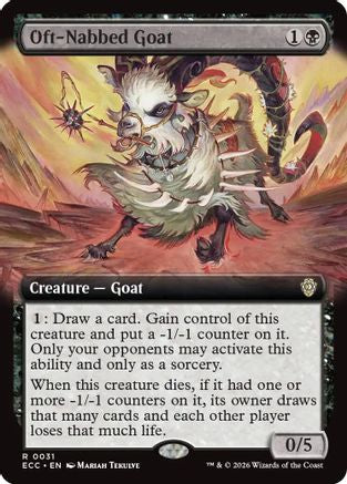 Oft-Nabbed Goat (Extended Art)  (ECC-031) - [Commander: Lorwyn Eclipsed]