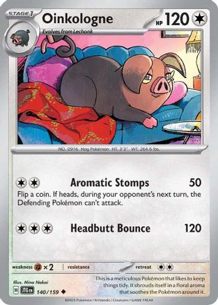Oinkologne  - (140/159) Reverse Holofoil [SV09 Journey Together]