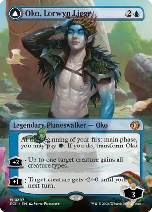 Oko, Lorwyn Liege (Borderless)  [Foil]  (ECL-287) - [Lorwyn Eclipsed]