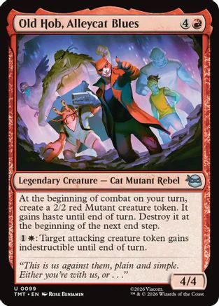 Old Hob, Alleycat Blues  [Foil]  (TMT-099) - [Teenage Mutant Ninja Turtles]
