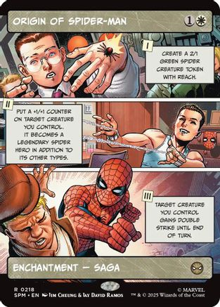 Origin of Spider-Man (Borderless)  (SPM-218) - [Marvel's Spider-Man]
