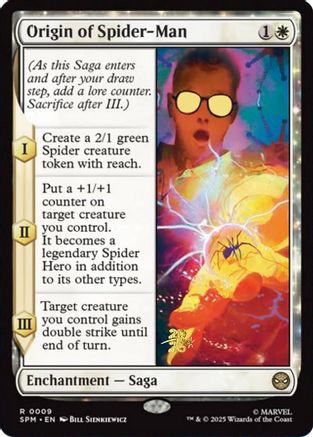 Origin of Spider-Man  [Foil]  (PRE-009) - [Prerelease Cards]