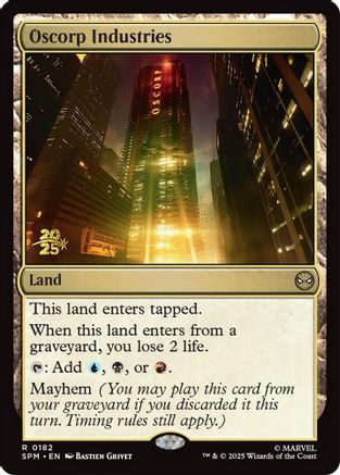 Oscorp Industries  [Foil]  (PRE-182) - [Prerelease Cards]