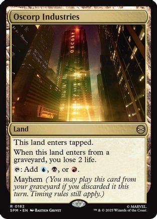 Oscorp Industries  [Foil]  (SPM-182) - [Marvel's Spider-Man]