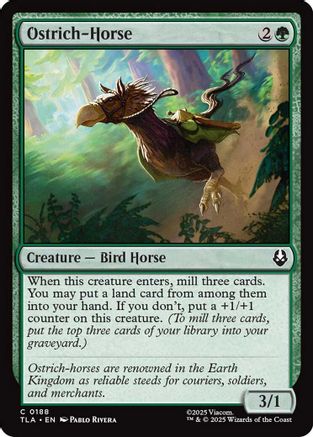 Ostrich-Horse  (TLA-188) - [Avatar: The Last Airbender]