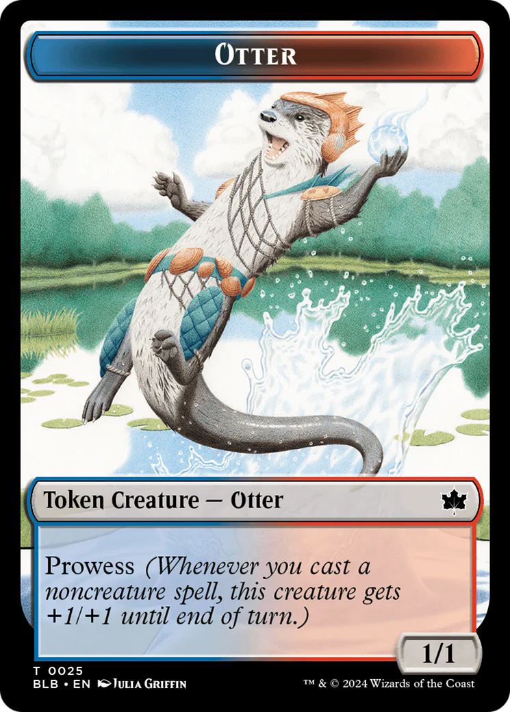Otter  (BLB-025) - [Bloomburrow Tokens]