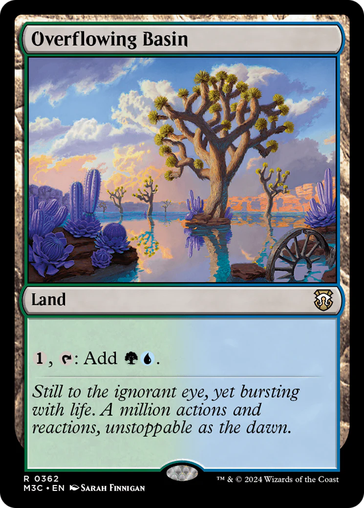 Overflowing Basin  [Foil]  (M3C-362) - [Modern Horizons 3 Commander]