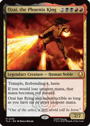 Ozai, the Phoenix King  [Foil]  (TLA-235) - [Avatar: The Last Airbender]