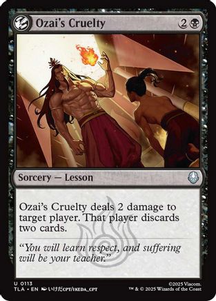 Ozai's Cruelty  [Foil]  (TLA-113) - [Avatar: The Last Airbender]