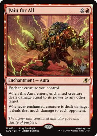 Pain for All  [Foil]  (PPEOE-151) - [Promo Pack: Edge of Eternities]