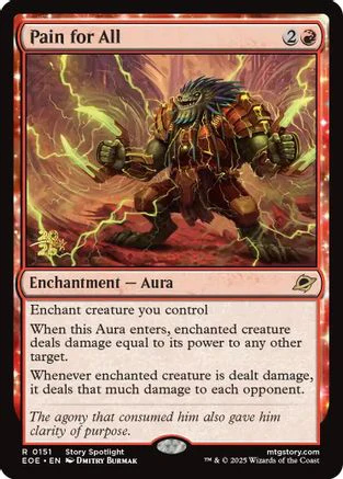 Pain for All  [Foil]  (PRE-151) - [Prerelease Cards]