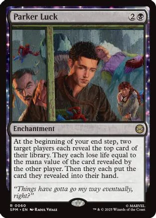 Parker Luck  [Foil]  (SPM-060) - [Marvel's Spider-Man]