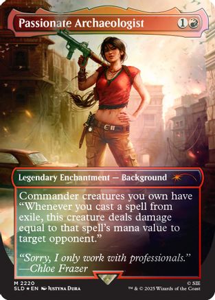 Passionate Archaeologist (Rainbow Foil)  [Foil]  (SLD-2220) - [Secret Lair Drop Series]
