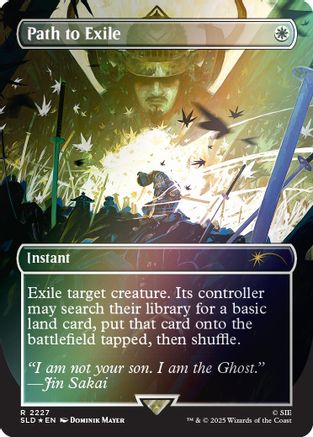 Path to Exile (2227) (Rainbow Foil)  [Foil]  (SLD-2227) - [Secret Lair Drop Series]