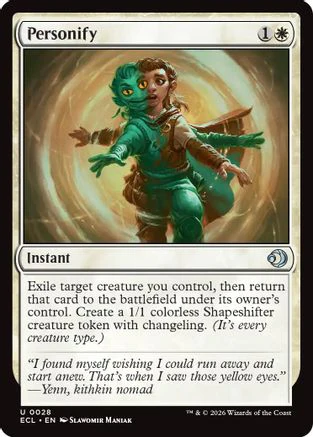 Personify  [Foil]  (ECL-028) - [Lorwyn Eclipsed]