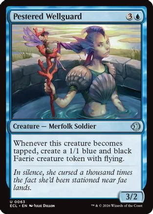 Pestered Wellguard  [Foil]  (ECL-063) - [Lorwyn Eclipsed]