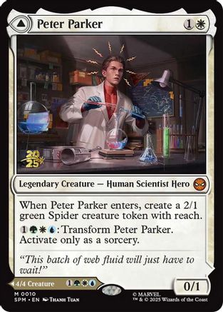 Peter Parker  [Foil]  (PRE-010) - [Prerelease Cards]