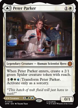 Peter Parker  [Foil]  (SPM-010) - [Marvel's Spider-Man]