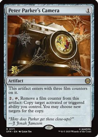 Peter Parker's Camera  [Foil]  (PRE-171) - [Prerelease Cards]